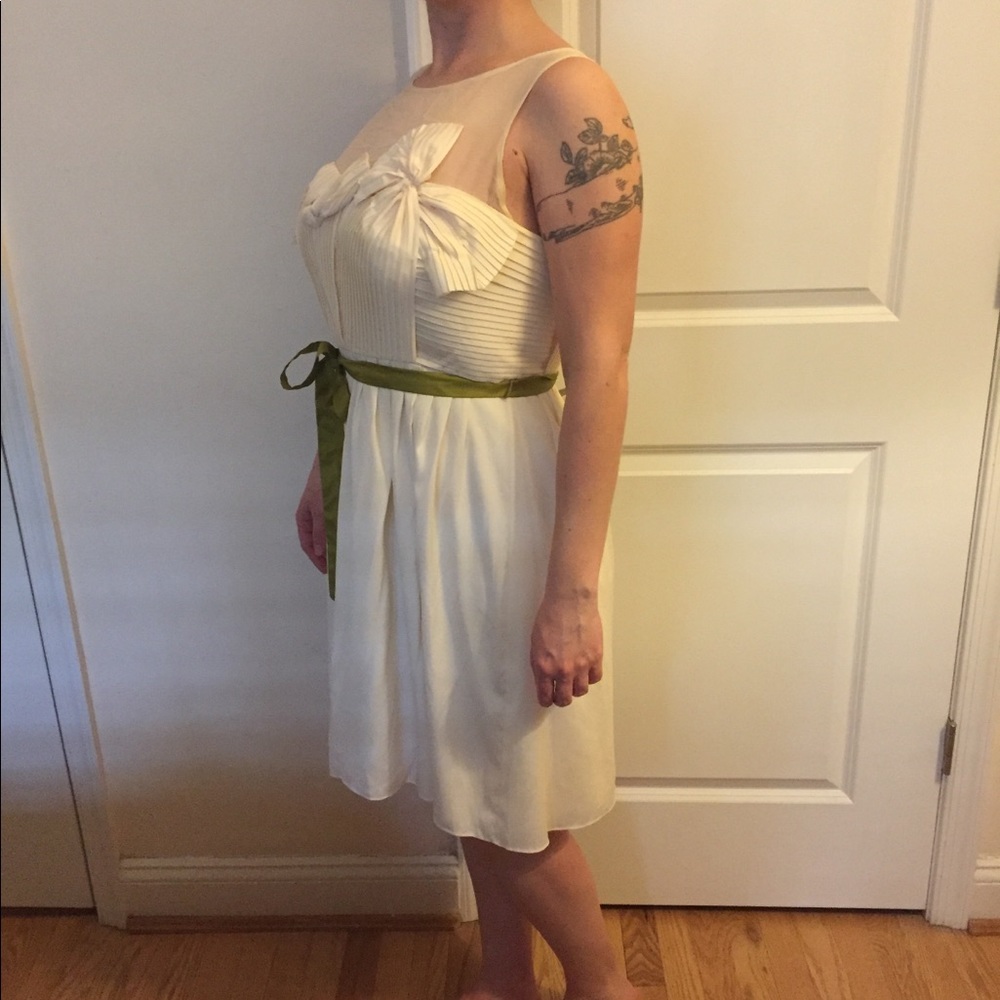BHLDN Anthropologie Origami Pleated Dress - Picture 2 of 5